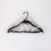 Плечики - вешалки для одежды LaDо́m, пластик софт тач, 40.5&times;23.5&times;1 см, набор 3 шт., с перекладиной