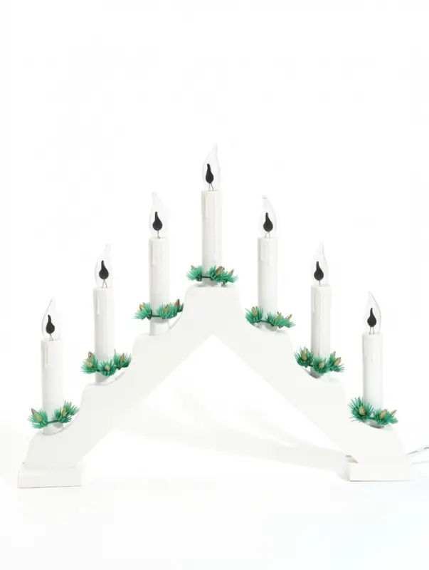 Светодиодная фигура &laquo;Рождественская горка&raquo; 39.5&times;33&times;5 см, дерево, 220 В, эффект пламени