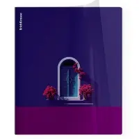 Тетрадь 48 листов в клетку ErichKrause CoverPrо fizzy, Serenada, с пластиковой обложкой, на скобе
