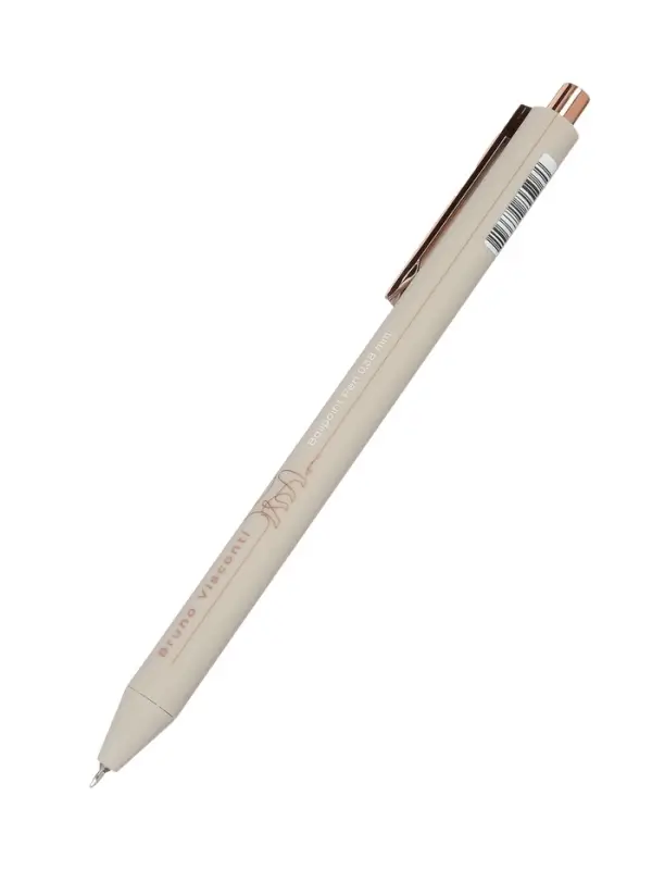 Ручка шариковая автоматическая Bruno Visconti totalbeige, стержень синий, 0.38 мм