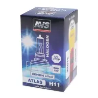 Галогенная лампа AVS ATLAS BOX/5000К/ H11.12V.55W.коробка 1шт.