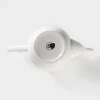 Чайный сервиз на подставке BellaTenero, 15 предметов: чайник 850 мл, 6 кружек 70 мл, сахарница с ложкой 300 мл, молочник 250 мл, 6 блюдец, фарфор, белый