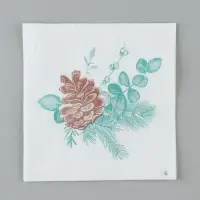 Салфетки новогодние бумажные &laquo;Хвойная&raquo;, 24&times;24, 1 слой, 50 шт.