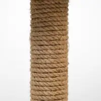 Когтеточка малая &laquo;Арена&raquo;, 36&times;36&times;50 см, с игрушкой, джут, серая