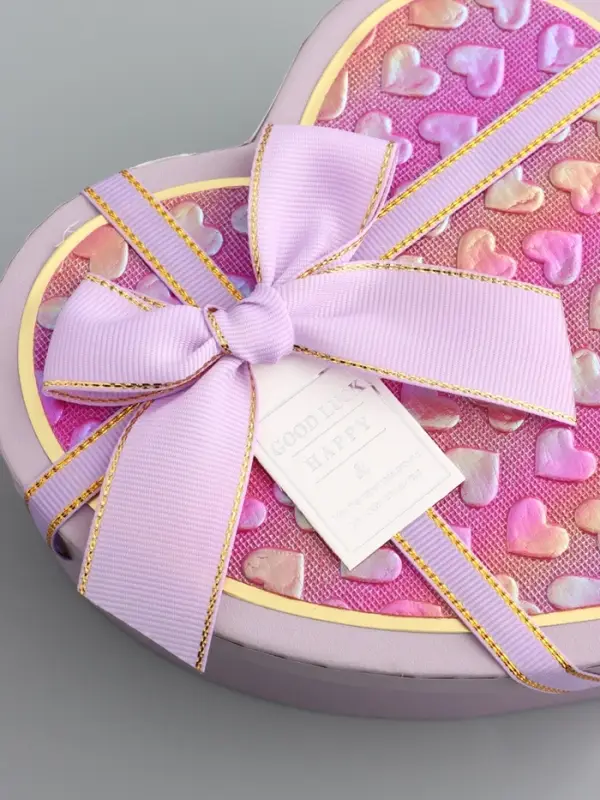 Набор коробок 3 в 1 сердца 22 х 20 х 9;  18.5 х 17 х 7.5; 16 х 14 х 6 см