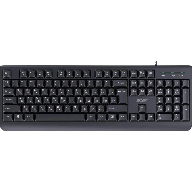 Набор клавиатура+мышь Acer OCC400,черный USB (ZL.ACCCC.015)
