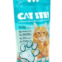 Наполнитель впитывающий силикагелевый CAT STEP Arctic Breeze, 3,8 л