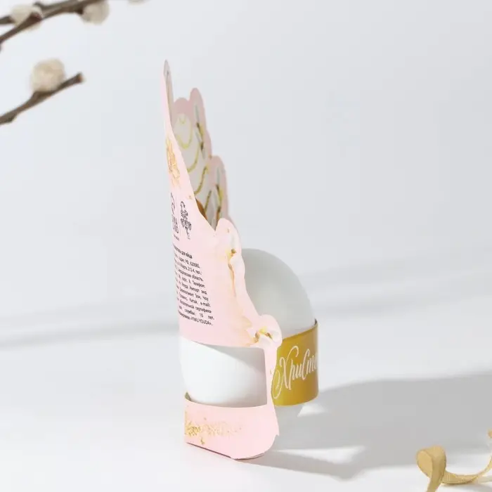 Открытка держатель для яйца «Христос Воскресе!» на пасху, 12.5×13.6 см Открытка держатель для яйца «Христос Воскресе!» на пасху, 12.5×13.6 см