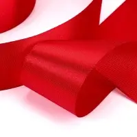 Лента атласная, 40 мм, 23&plusmn;1 м, красная №26