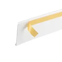 Ценникодержатель полочный самоклеящийся, DBR=39, 1000 мм, белый