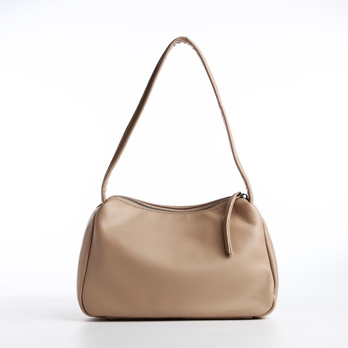 Сумка женская на молнии, цвет бежевый Сумка женская на молнии, цвет бежевый