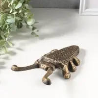 Сувенир чугун съемник для снятия обуви "Жук-скарабей" 22х10х5,8 см