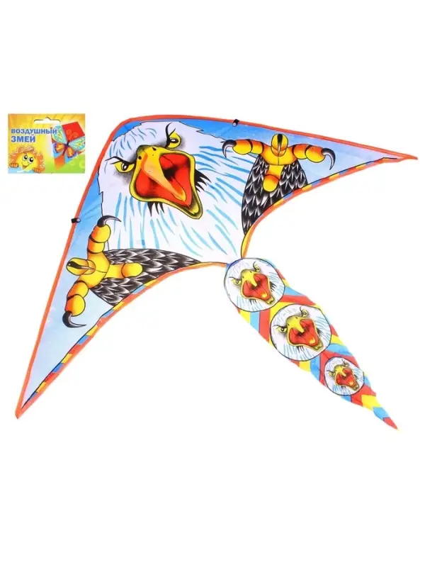 Воздушный змей Funny toys &laquo;Орёл&raquo;, большие лапы, с леской