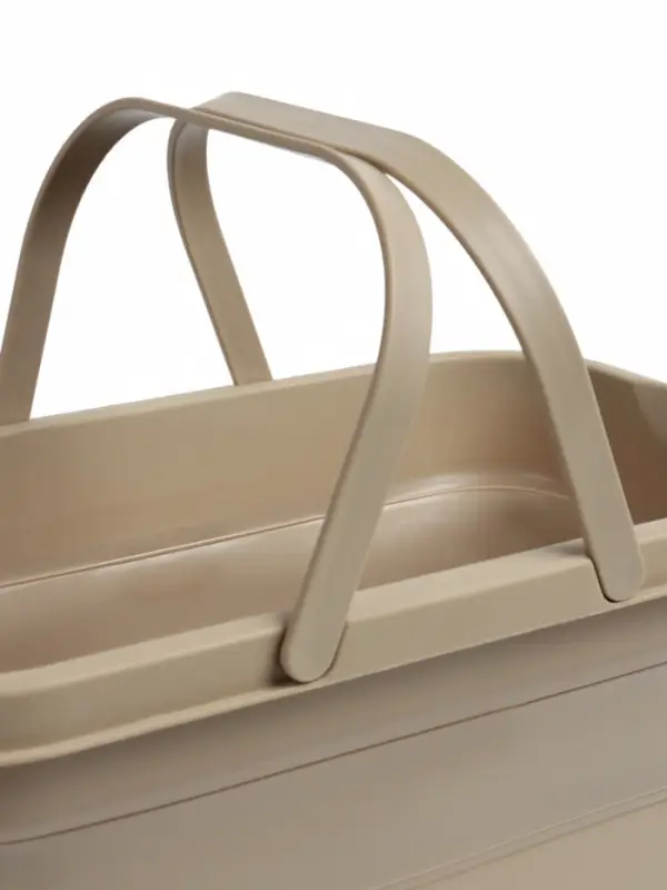 Корзина - столик maclay 2 в 1, складная, 47&times;28.5&times;23.5 см, бежевая