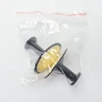 Крючки самоклеящиеся Black Loft, 2 шт., металл, 3&times;5.2 см, чёрные