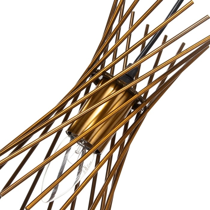 Светильник BayerLux Светильник BayerLux "Сенча" E27 40Вт золото 14х14х25-125 см