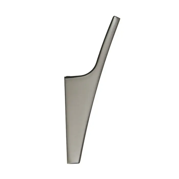 Крючок мебельный CAPPIO ASPHODEL, однорожковый, цвет графит, 3 шт.