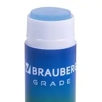 Клей-карандаш PVP 21 г BRAUBERG GRADE, в градиентном корпусе, ассорти