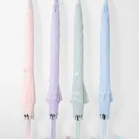 Зонт - трость полуавтоматический &laquo;Пастель&raquo;, 8 спиц, R=47/55 см, d=94 см, МИКС