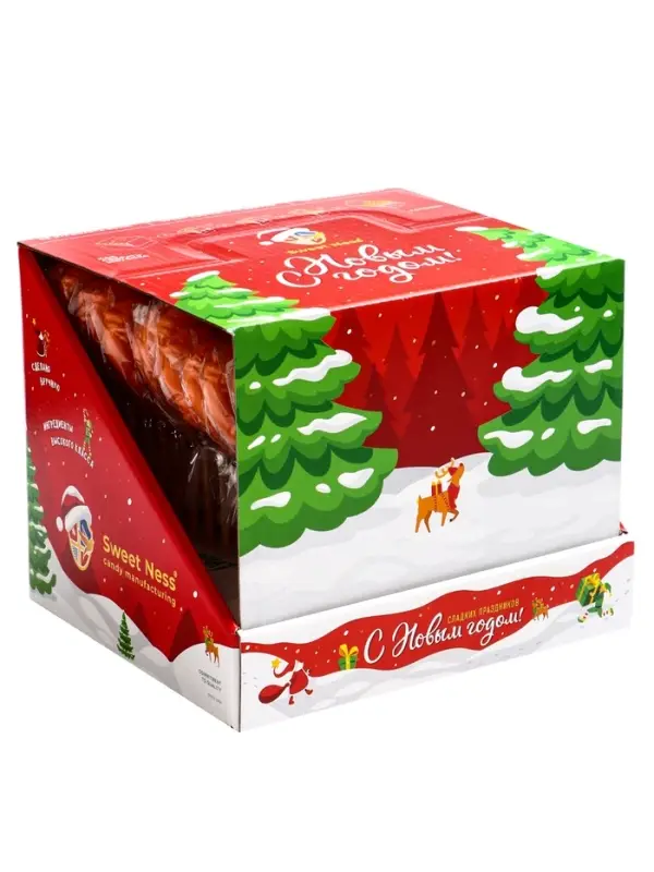 Карамель леденцовая фигурная Sweet Ness Символ года 2026 на сердце, 30 г