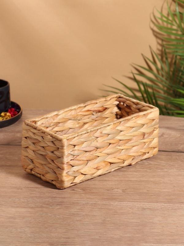 Корзина плетеная 24x12x10 см, водный гиацинт