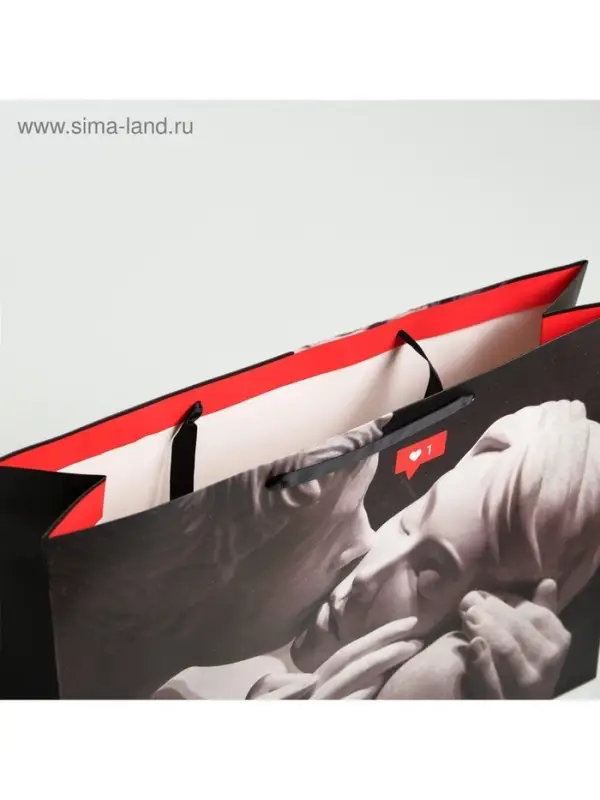 Пакет подарочный ламинированный, упаковка, &laquo;Love&raquo;, L 40&times;31&times;11.5 см