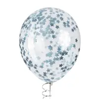 Конфетти «Звезда» голубые, хром, 1.5 см, 50 г