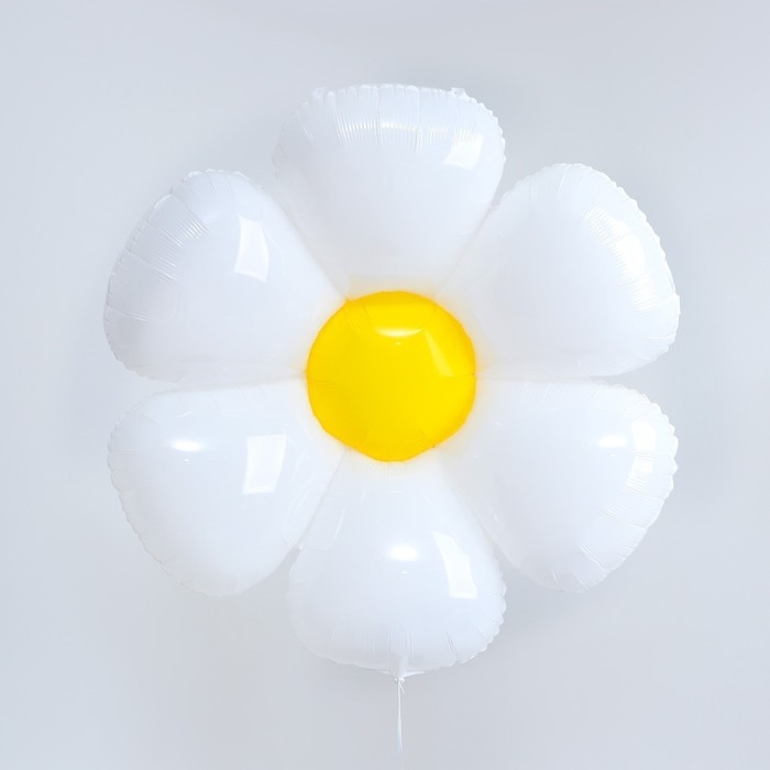 Шар фольгированный 46 Шар фольгированный 46" «Ромашка белая»