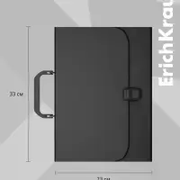 Папка-портфель А4 ErichKrause Matt Classic, 13 отделений, чёрная