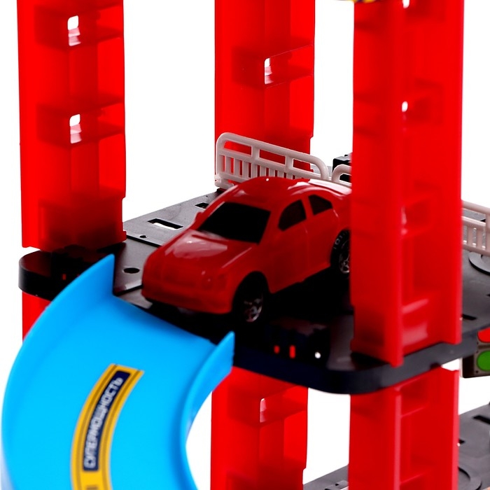 Автотрек-парковка «Крутая петля», с запуском, 2 в 1