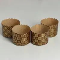 Форма для кулича бумажная Деко-про «Новый стандарт», 6×4.5 см