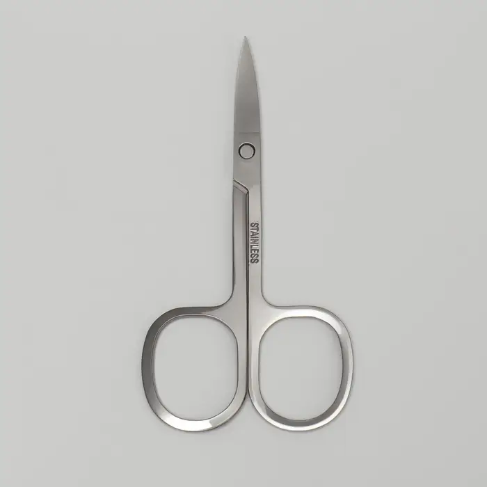 Ножницы маникюрные, загнутые, широкие, 9 см