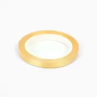 Лента  декоративная, 4 мм&times; 4 м, цвет золотой, набор 100 штук