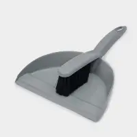 Щётка-смётка для пола с совком Etna, серая