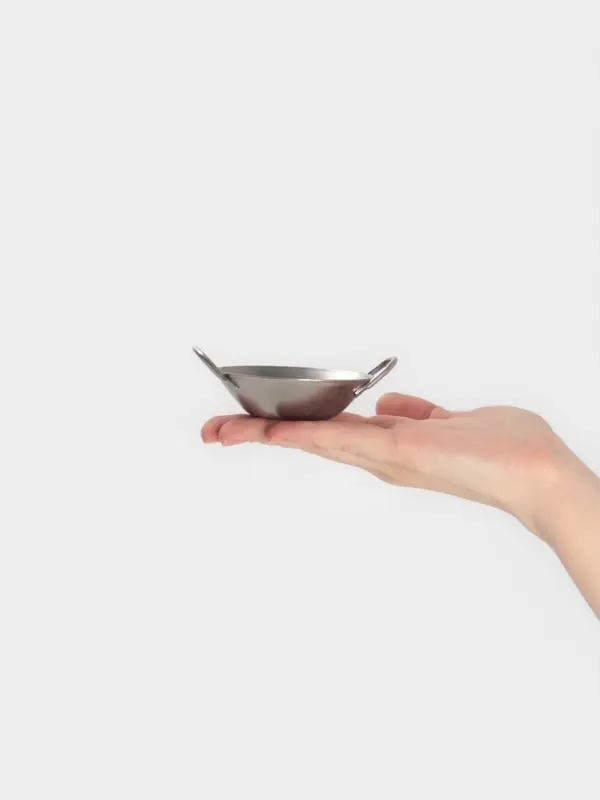 Соусник Hanna Kn&ouml;vell Vanha, 60 мл, 7.6&times;3.3 см, с ручками, нержавеющая сталь, серебристый