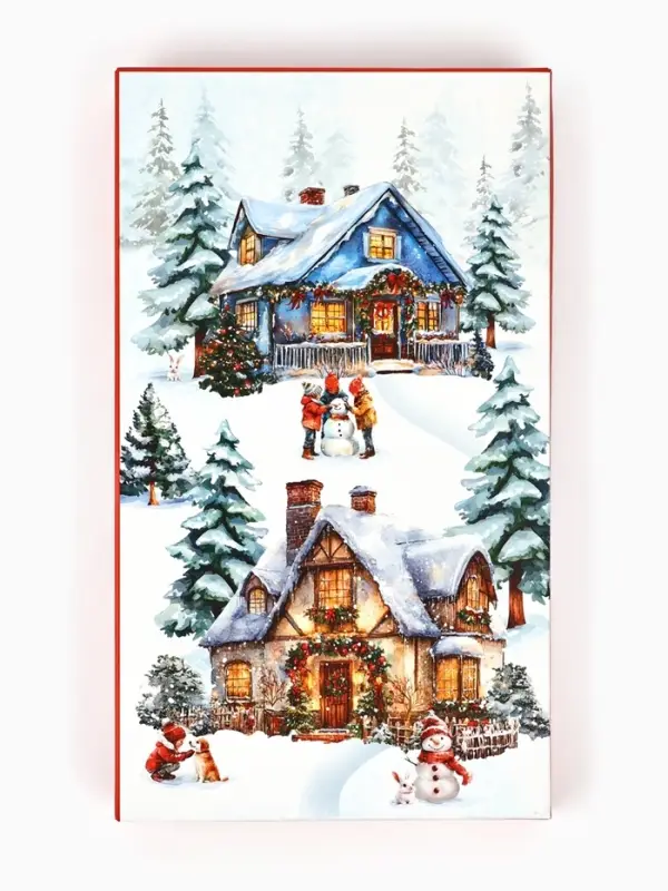 Коробка подарочная сборная &laquo;Новый год&raquo;, 20&times;2&times;10 см