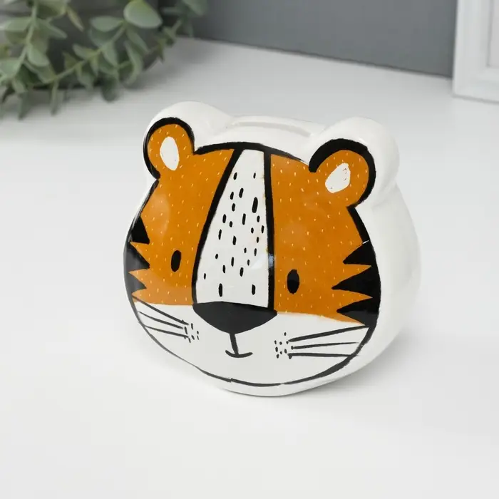 Копилка для денег &laquo;Милый тигрёнок&raquo;, керамика, 8.8&times;13&times;11.8 см