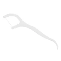 Зубочистки с зубной нитью тм VETTA, полистирол, полиэтиленовое волокно, 7,4см, 50шт