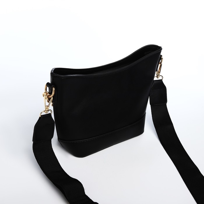 Сумка-мешок на молнии, цвет чёрный Сумка-мешок на молнии, цвет чёрный