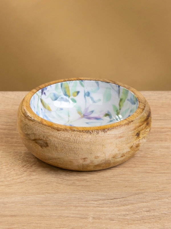 Набор розеток на подносе  Набор розеток на подносе "Оттенки сирени" (3 шт) дерево манго 33,5х13х6,5 см