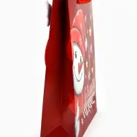 Пакет подарочный «Новогодняя сказка», с ободком, 31 × 11 × 40 см