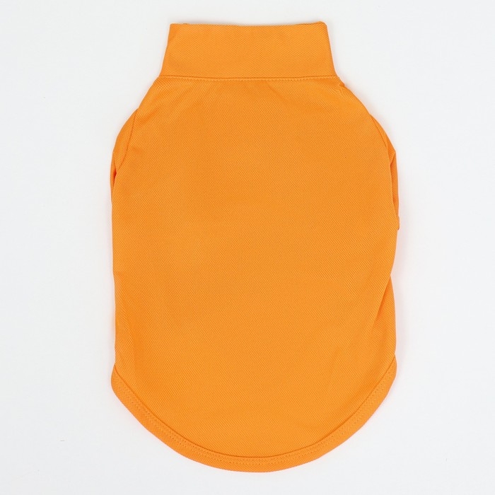 Футболка-поло для животных, XL (ДС 40, ОГ 50, ОШ 33 см), оранжевая Футболка-поло для животных, XL (ДС 40, ОГ 50, ОШ 33 см), оранжевая