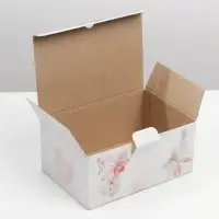 Коробка подарочная сборная, упаковка, &laquo;Самой прекрасной&raquo;, 22&times;15&times;10 см