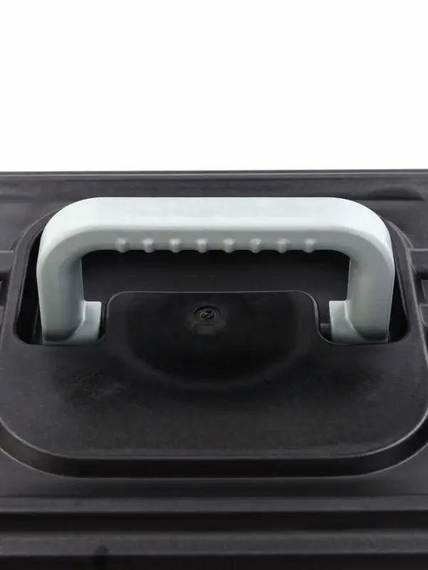 Переноска для животных с сеткой и миской пластиковая 44 х 31 х 27 см, чёрная Переноска для животных с сеткой и миской пластиковая 44 х 31 х 27 см, чёрная