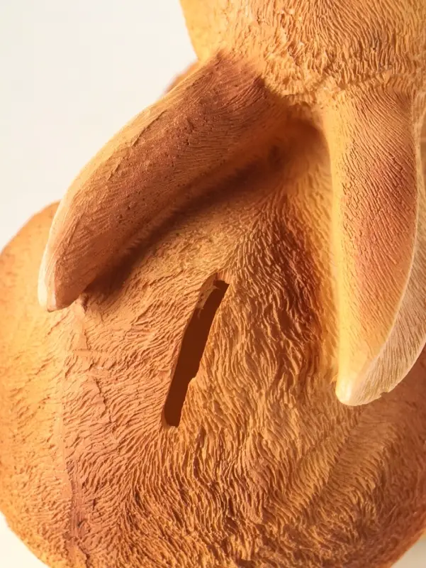 Копилка для денег &laquo;Кролик&raquo;, 13&times;12&times;18 см, коричневый