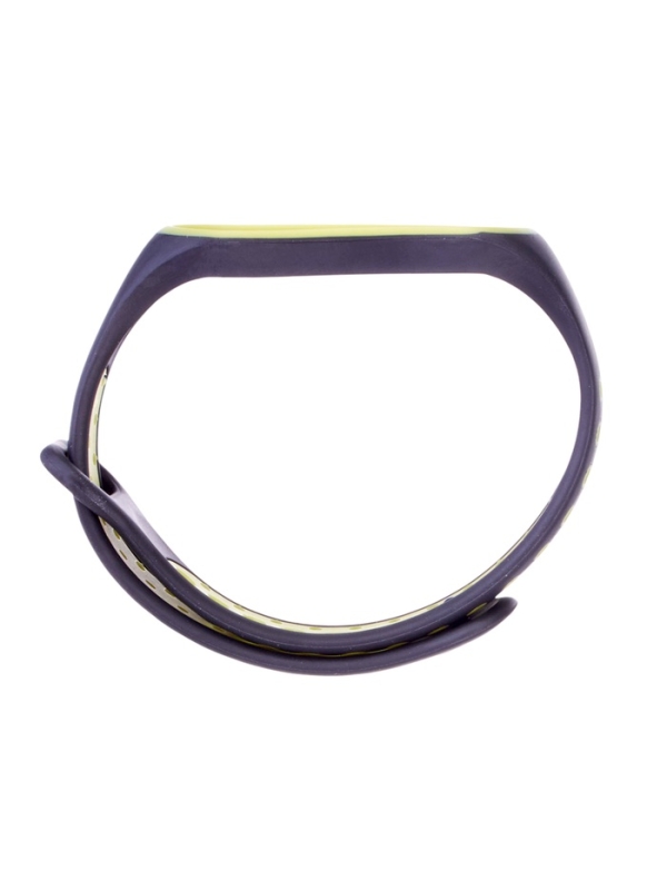 Ремешок Luazon для фитнес-браслета Mi Band 5/6/7, с перфорацией, чёрно-зелёный Ремешок Luazon для фитнес-браслета Mi Band 5/6/7, с перфорацией, чёрно-зелёный