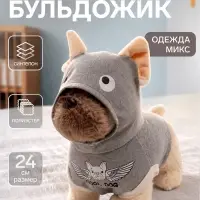 Мягкая игрушка &laquo;Бульдожик&raquo;, одежда МИКС, 24 см