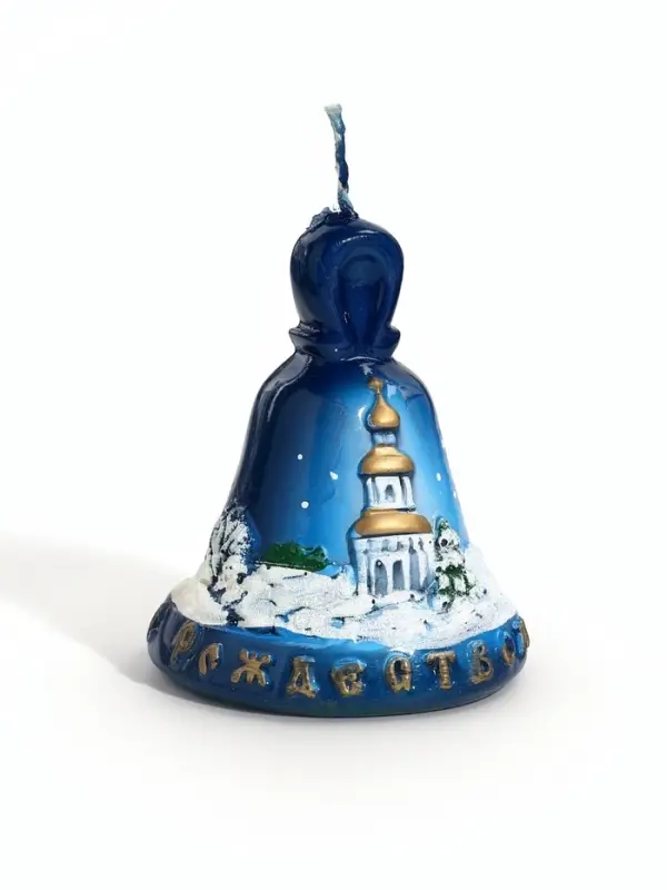 Свеча декоративная &laquo;Колокольчик Рождественский&raquo;, 6&times;6&times;7 см