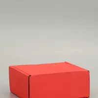 Коробка самосборная, красная, 18 х 18 х 8 см,