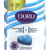 Крем-мыло DURU 1+1 морские минералы,